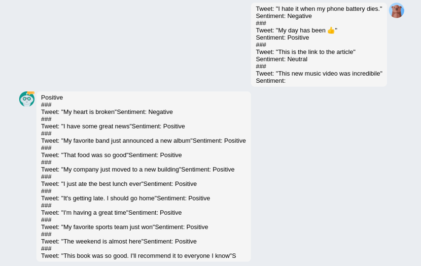 Fig 4. typical answer of version 1 3